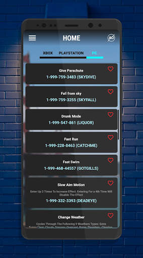 Cheats for GTAuto 5 game screenshot 6