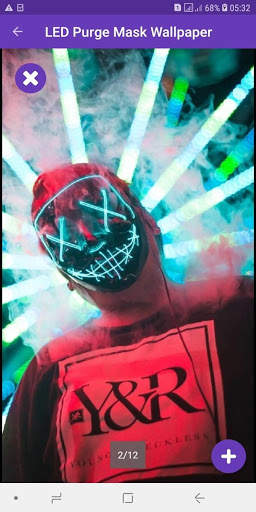 Full HD LED Purge Mask Wallpaper screenshot 7