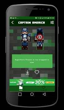 Super Hero skin for Minecraft PE screenshot 3