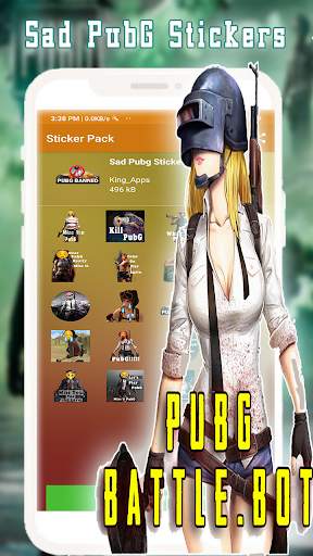 Sad Pubg Stickers Packs - WAStickersApp स्क्रीनशॉट 3
