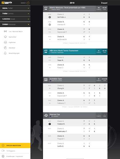 Tennis Fan - ATP / WTA screenshot 7