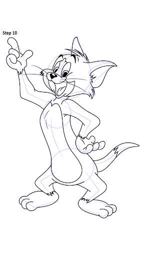 Drawing Tom Cat & Jerry Mouse screenshot 6