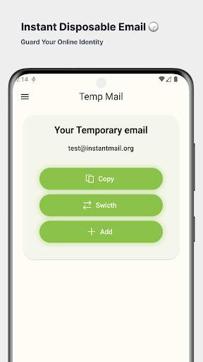 Temp Mail X - Temporary Email screenshot 1