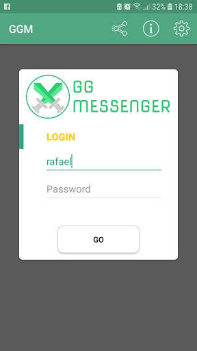 GG Messenger screenshot 1