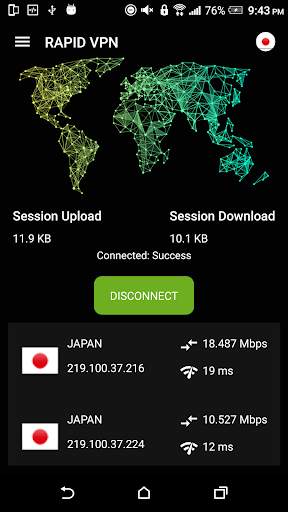 RAPID VPN–Ultra Fast Free VPN screenshot 1