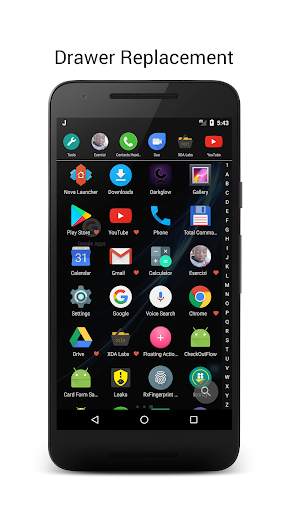 JINA Drawer - Apps Organizer 3 تصوير الشاشة