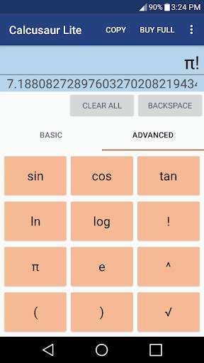 Calcusaur Lite screenshot 1