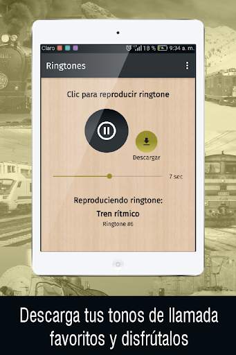 tonos de tren para celular, sonidos de trenes screenshot 8