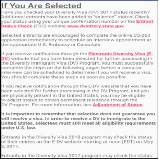 U.S.A DV Lottery Process 1.2