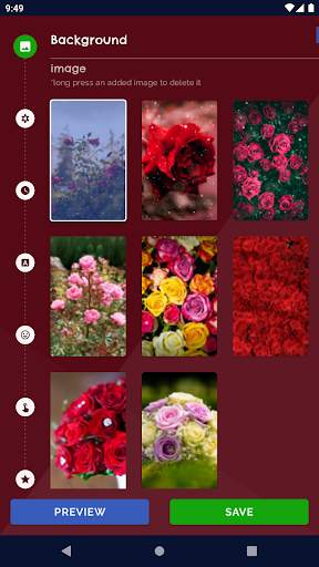 Red Rose Live Wallpaper screenshot 1