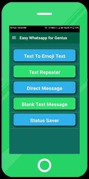 Easy Whatsapp for Genius screenshot 1