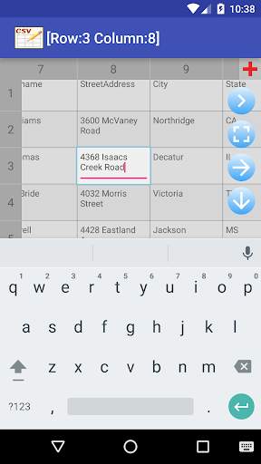 CSV Editor screenshot 2