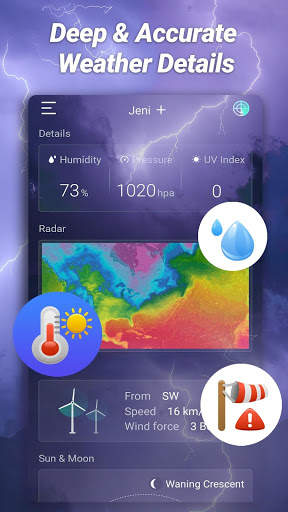 Accurate Weather: Weather Forecast, Clima Widget screenshot 5