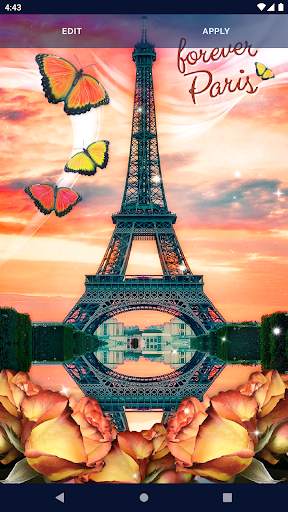 Paris Love Live Wallpaper screenshot 6