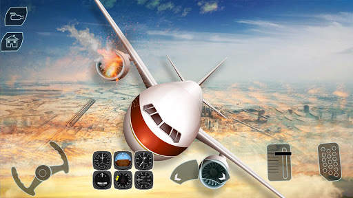 Take off Airplane Pilot Race F screenshot 7