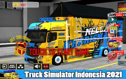 Truck Simulator Indonesia 2021 screenshot 1
