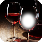 Wine Glass Photo Frame icon