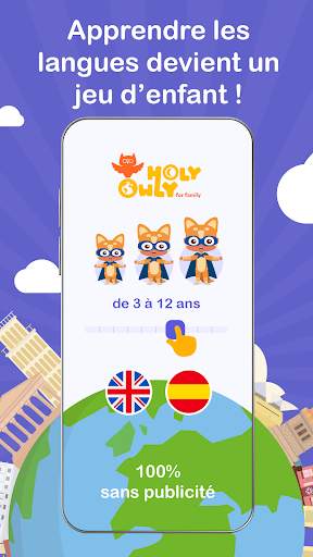Holy Owly Langues pour enfant screenshot 1