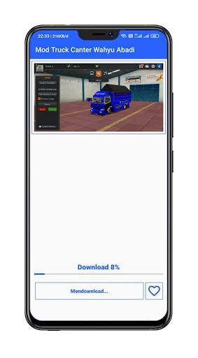Mod Bussid Truk Wahyu Abadi Sy screenshot 6