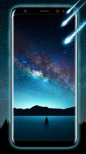 Starry Sky APUS Launcher live wallpaper screenshot 2