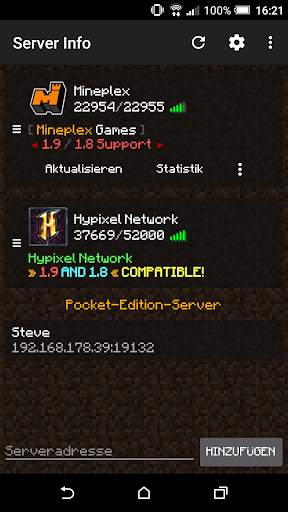 Server Info Minecraft screenshot 1