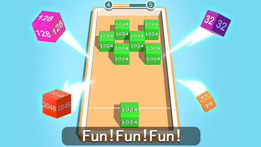 2048 3D: Shoot & Merge Number Cubes, Block Puzzles screenshot 8