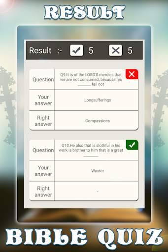 Bible Quiz Trivia Questions & Answers screenshot 5
