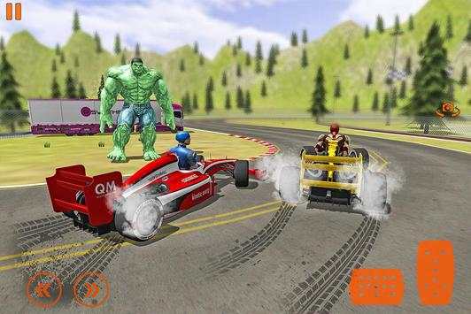 Superhero Real Car Racing Stunts: Super Hero Games screenshot 11
