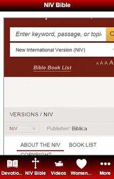 NIV Daily Devotional Bible screenshot 2