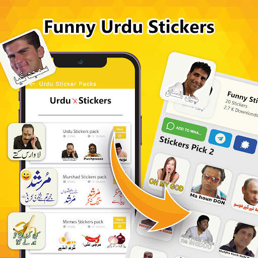 Funny Urdu Stickers WASticker screenshot 1