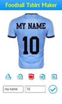 Football Tshirt Maker 5 تصوير الشاشة