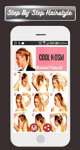 Cute Girls Hairstyle Steps DIY Home Craft Tutorial screenshot 6