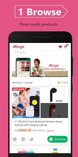 Work from Home, Earn Money, Resell with Mengo App स्क्रीनशॉट 4