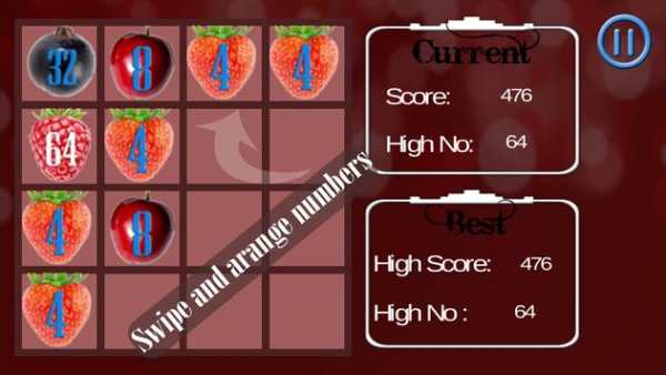 2048 Berry Edition screenshot 2