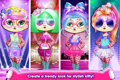 Fluffy Kitty Hair Salon 1 تصوير الشاشة