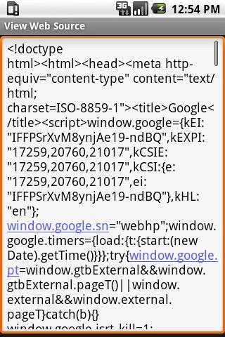View Web Source screenshot 2