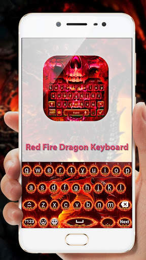 Red Fire Dragon Keyboard screenshot 2