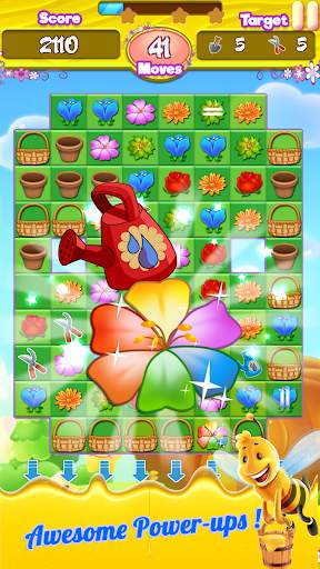 Flower Crush Match 3 - Blossom Legend Garden Games screenshot 3