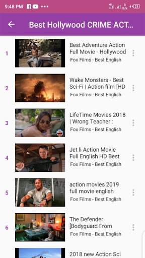 Action Movies screenshot 6