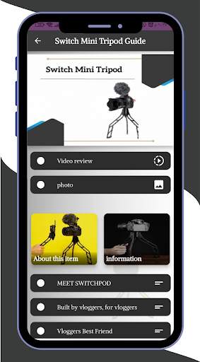 Switch Mini Tripod Guide स्क्रीनशॉट 5