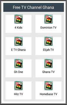 Free TV Channel Ghana स्क्रीनशॉट 1