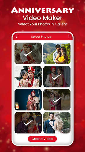Anniversary Photo Video Maker screenshot 1