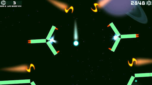 Free Meteor: 2D Arcade & Offline games in Space screenshot 1