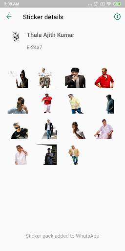 Ajith - Stickers for Whatsapp screenshot 4