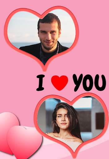 I Love You Dual Photo Frame Album Maker 1 تصوير الشاشة