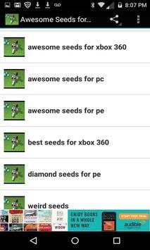 Awesome Seeds for Minecraft screenshot 1