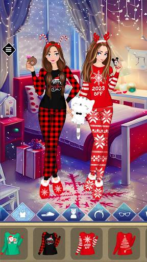 BFF Sleepover Dress  Up Game screenshot 1