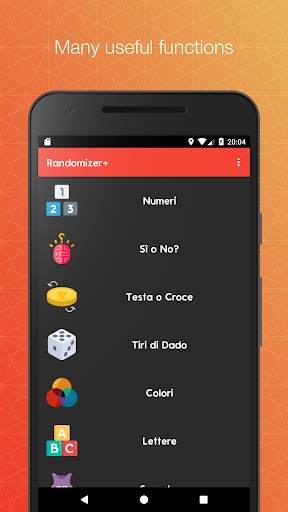 Randomizer  Generatore Casuale - Sceglie per Te screenshot 1