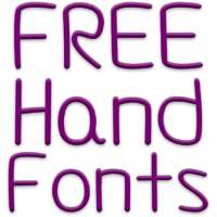 Hand per FlipFont gratis