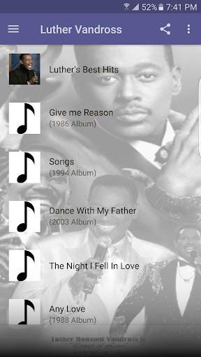 Luther Vandross Songs screenshot 1